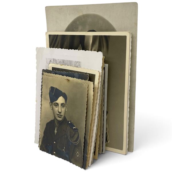Mid-20th Century European Military Photograph Archive & Charles de Gaulle Postcard