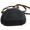 Image 4 : French Army Model 1877 Twin-Spout Military Canteen with Wool Cover & Leather Strap