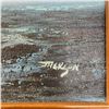 Image 2 : Original Signed  Hewitt Jackson Oil Painting of Sailing Ship * Frame dimensions: 11.5" x 9.5"