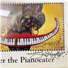 Image 3 : "Peter the Piano Eater" 2004 Ltd. Editon Print by the Late New Orleans Artist Jamie Hayes * Frame di