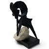 Image 1 : Mid-Century Jaro Svitorka  Brutalist Cast Iron "Big Horn Sheep"  Sculpture - 4" x 4" x 6.5" tall