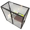 Image 5 : 2 Door Glass Display Cabinet with Glass Shelf - 31" wide x 15 "deep x 34" tall - Contents not includ