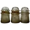 Image 7 : 9 Vintage Insulators - Variety of Materials (Display Stand Not Included)
