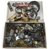 Image 1 : Large Vintage Group of Expansion Watch Bands, Bracelets, Clasps & Watch Case Parts