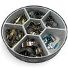 Image 2 : Assorted Wristwatch Bands, Bracelets, Clasps, Links & Tools in Compartmented Tin