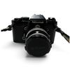 Image 2 : Nikon Nikomat EL Black 35mm SLR Camera & Nikkor-H Auto 50mm f/2 Lens, Cap & Strap