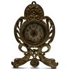 Image 1 : Early 20th Century Art Nouveau Gilt Cast-Metal Shelf Clock, Westclox Movement (9 in.)
