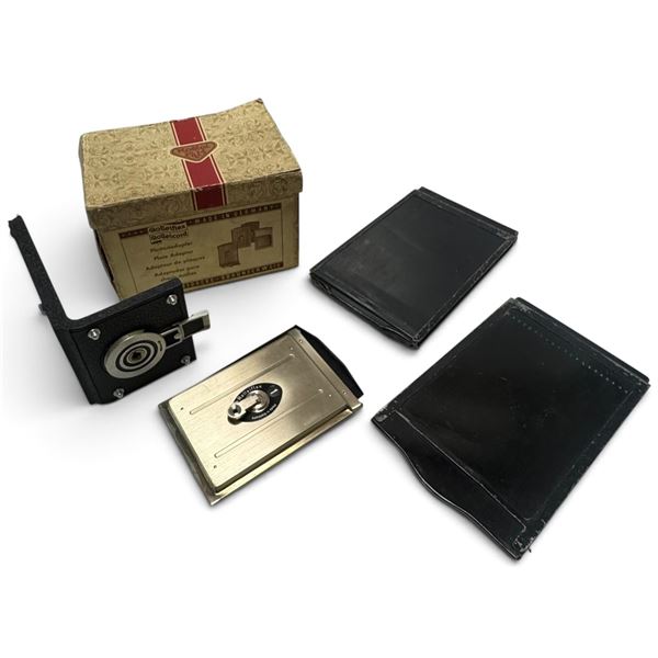 Franke & Heidecke Rollei Plate Adapter Set for Rolleiflex & Rolleicord in Original Box