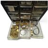 Image 10 : Waltham 21-Jewel Salesman Sample Pocket Watch, Watchmaker Parts Cabinet, Tools & Pin