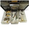 Image 14 : Waltham 21-Jewel Salesman Sample Pocket Watch, Watchmaker Parts Cabinet, Tools & Pin