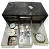 Image 6 : Waltham 21-Jewel Salesman Sample Pocket Watch, Watchmaker Parts Cabinet, Tools & Pin
