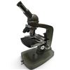 Image 1 : Nippon No. 672869 Japanese Monocular Compound Microscope, Mechanical Stage & Triple Nosepiece