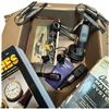 Image 4 : Watchmaker's Bench Lot with Longines Admiral Service Tools, Rotary Tools & Reference Books