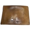 Image 3 : Brown Leather Document Portfolio with Gilt-Metal Clasp & E.H.P. Monogram (14.5 x 11 in.)