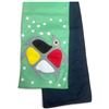 Image 2 : Paul Johnny Hand-Stitched Turtle Appliqué Textile Sash or Stole (67 in.)