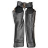 Image 3 : Original Custom Leathers by Linda Black Leather Motorcycle Chaps (42 in. long)