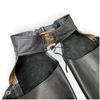 Image 4 : Original Custom Leathers by Linda Black Leather Motorcycle Chaps (42 in. long)