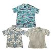 Image 1 : Three Vintage Hawaiian & Resort Shirts, Bill Blass Floral, Surfing & Striped Patterns