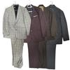 Image 1 : Group of Four Men's Tailored Two-Piece Suits, Including Cricketeer & Stockholm Evolution