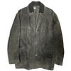 Image 2 : Men's Black Suede Coat (20 in. Shoulder) & Poerschke und Tyrasa-Labeled Suit