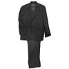 Image 4 : Men's Black Suede Coat (20 in. Shoulder) & Poerschke und Tyrasa-Labeled Suit