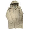 Image 1 : London Fog Maincoats Khaki Hooded Belted Raincoat with Patch Pockets, Size 42