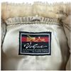 Image 2 : Vogue Cream-Colored Fur Jacket with Stand Collar & Lustrous Lining (16 in. Shoulder)