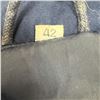 Image 5 : Vintage Northern Spirit Black Poly-Cotton Insulated Parka with Golden Pile Hood, Size 42