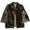 Image 1 : Dark Brown Fur Coat, Exclusive Design & Manufacture, Vancouver (16 in. Shoulder)