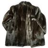 Image 3 : Dark Brown Fur Coat, Exclusive Design & Manufacture, Vancouver (16 in. Shoulder)
