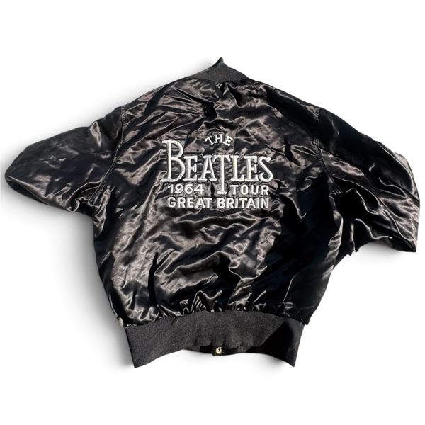 The Beatles 1964 Great Britain Tour Embroidered Satin Jacket, M. Friedman, Size Large
