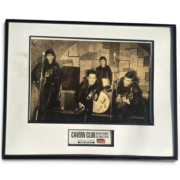 Richard Matthews Beatles Cavern Club Pete Best-Signed Lithograph & Silkscreen, 127/1500 Certificate