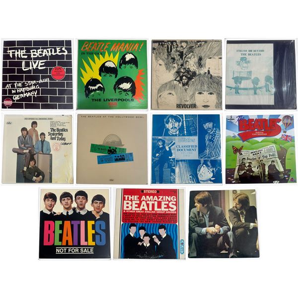 Beatles LP Lot: Star-Club '62, Revolver, Y&T, Hollywood Bowl + Unofficial Releases