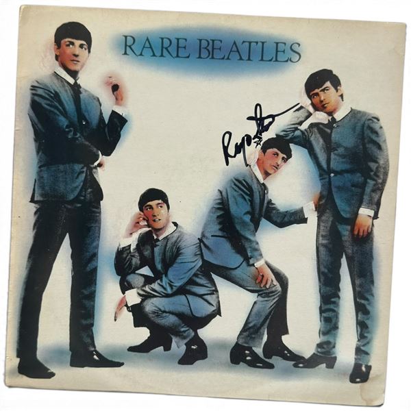 1982 The Beatles Rare Beatles Phoenix PHX 1011 Stereo LP, Cover Signed Ringo Starr