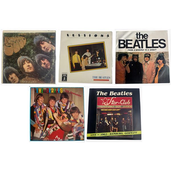 Beatles LP Group: Rubber Soul Jacket, Sessions, Fan-Club DISCO 1, Talk Downunder