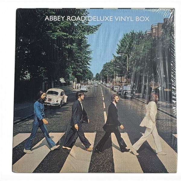 The Beatles Abbey Road Deluxe Vinyl Box Set with LP, XXL T-Shirt & 24 X 36 in. Poster Sealed