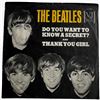 Image 1 : 1964 The Beatles Vee-Jay VJ-587 45 Do You Want to Know a Secret / Thank You Girl Picture Sleeve