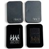 Image 1 : Pair of Zippo Beatles Lighters, Abbey Road 21084 & Logo 236BTL 502, with Display Tins