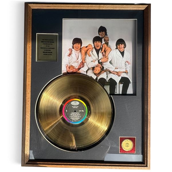The Beatles Rarities 24KT Gold-Plated Record Framed Display (20.5 x 26.75 in.)