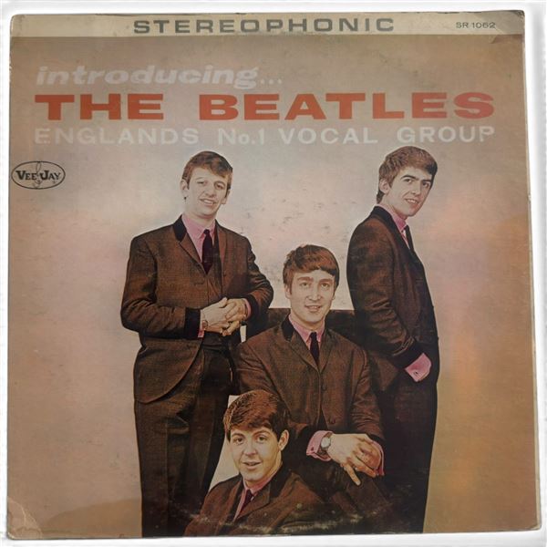 The Beatles Introducing... the Beatles Vee-Jay Stereophonic LP Jacket, SR 1062 / VJLP 1062