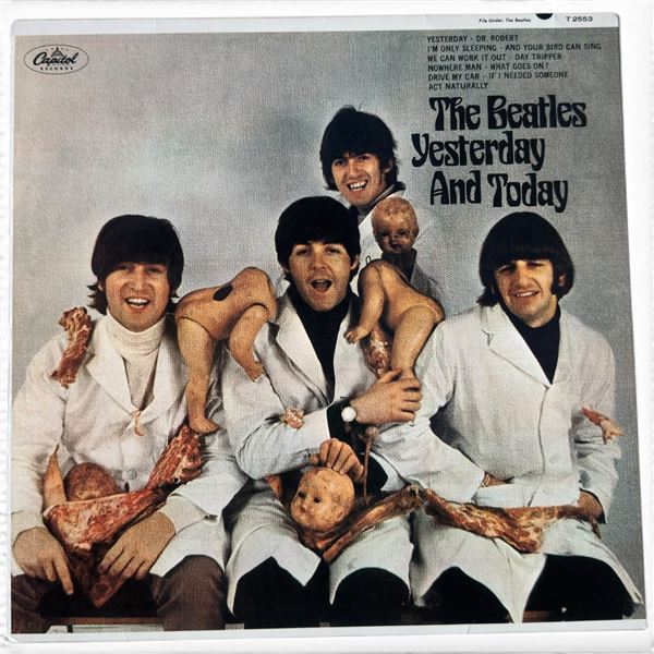 The Beatles Yesterday and Today Mono Butcher Cover LP, Capitol T-2553, RIAA 6, 1966 First State Copy