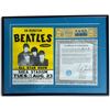 Image 1 : Beatles 1966 Shea Stadium Ticket, Poster & Sid Bernstein-Signed COA (16 x 12.25 in.)