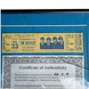 Image 4 : Beatles 1966 Shea Stadium Ticket, Poster & Sid Bernstein-Signed COA (16 x 12.25 in.)