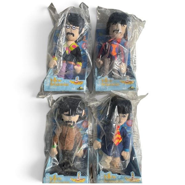 Factory Entertainment Beatles Yellow Submarine John, Paul, George & Ringo Plush Set of 4