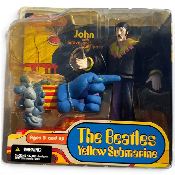 2004 McFarlane Toys Beatles Yellow Submarine John with Glove & Love Base Figure