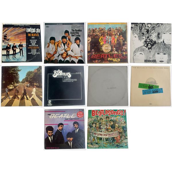 Beatles LP & Vinyl Lot: Butcher 1st State Apple/Capitol Classics, Pickwick, Phoenix, Rhino X10