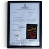 Image 1 : 1964 Beatles Official Embroidered Badge with Christie's 1988 Certificate (9.25 x 12.5 in.)