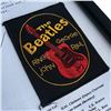 Image 2 : 1964 Beatles Official Embroidered Badge with Christie's 1988 Certificate (9.25 x 12.5 in.)