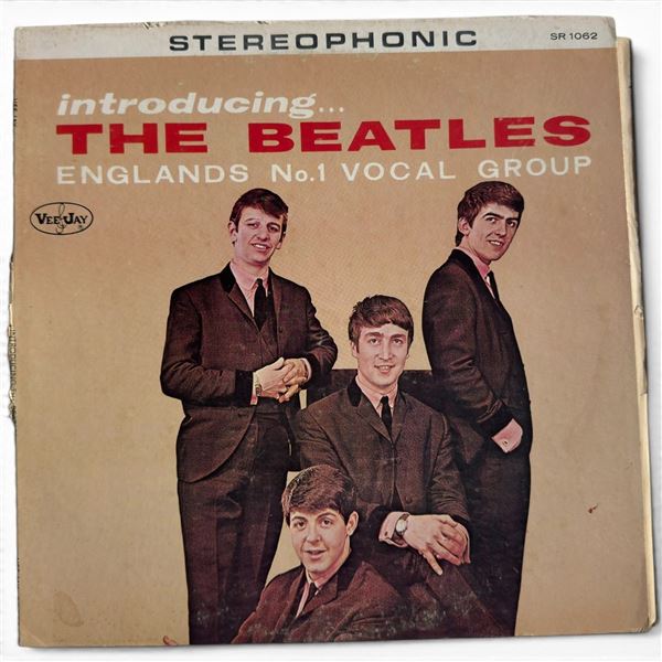 The Beatles Introducing... the Beatles Vee-Jay VJLP 1062 LP with SR 1062 Stereo Jacket & Vinyl