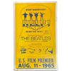 Image 1 : The Beatles Help! U.S. Film Premiere Promotional Display, 1965 (14.5 x 24 in.)